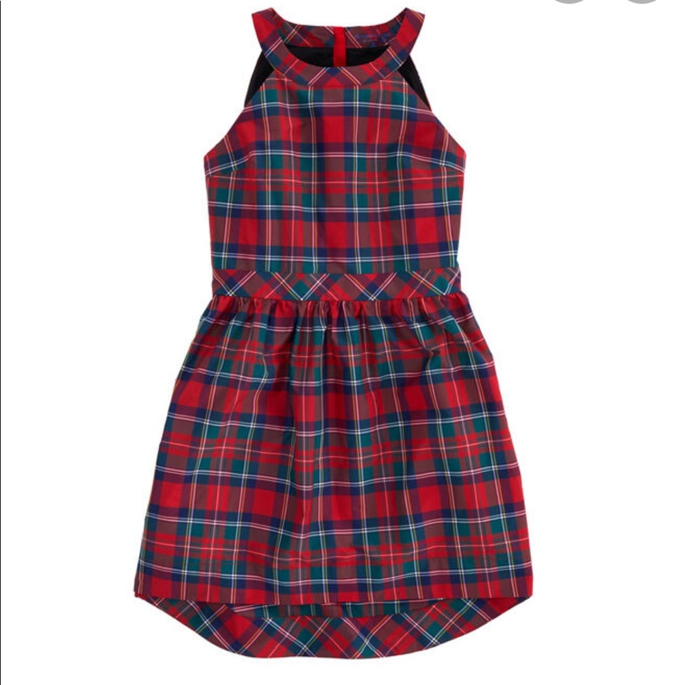 🥳HP🥳 Vineyard Vines Red Plaid Dress